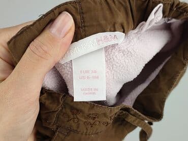 sukienka khaki h m: Spodnie jeansowe, H&M, 6-9 miesięcy, stan - Idealny — 4