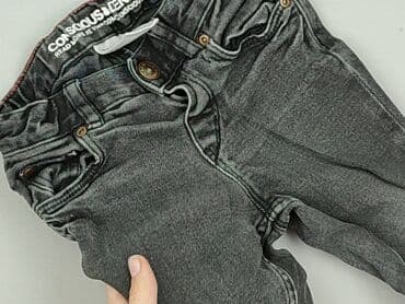 srebrna sukienka h m: Spodnie jeansowe, H&M, 12-18 miesięcy, stan - Idealny — 6