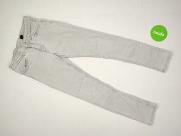 legginsy woskowane z wysokim stanem: Spodnie jeansowe, H&M, 13 lat, 152/158, stan - Bardzo dobry — 2