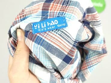 lidl koszula flanelowa: Koszula 4-5 lat, stan - Bardzo dobry, wzór - Kratka, kolor - Kolorowy — 4