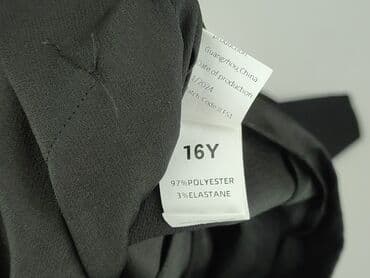 legginsy woskowane z wysokim stanem: Spodnie materiałowe, 16 lat, 176, stan - Idealny — 4