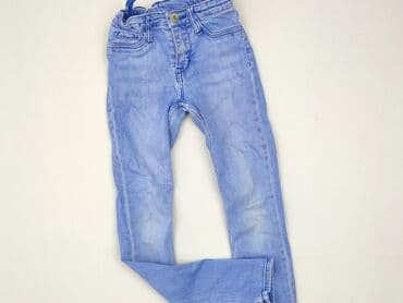 sukienka w pepitkę h m: Spodnie jeansowe, H&M, 9 lat, 128/134, stan - Idealny — 1