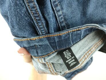 legginsy woskowane z wysokim stanem: Spodnie jeansowe, H&M, 16 lat, 170, stan - Bardzo dobry — 5