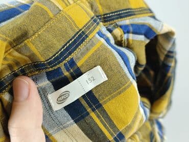 lidl koszula flanelowa: Koszula 12 lat, stan - Idealny, wzór - Kratka, kolor - Żółty — 4