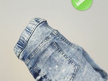 legginsy woskowane z wysokim stanem: Spodnie jeansowe, Carry, 3-4 lat, 98/104, stan - Bardzo dobry — 5