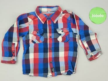 lidl koszula flanelowa: Koszula 2-3 lat, stan - Bardzo dobry, wzór - Kratka, kolor - Niebieski — 2