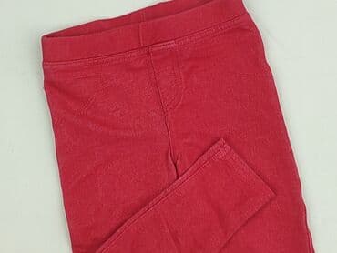 czerwona obcisła sukienka h m: Legginsy dziecięce, H&M, 1.5-2 lat, 92, stan - Bardzo dobry — 1