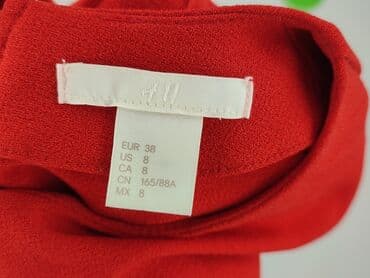 czerwona obcisła sukienka h m: H&M, Sukienka damska, rozmiar M — 4