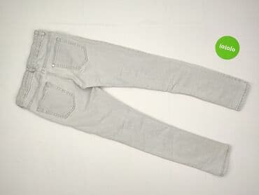 legginsy woskowane z wysokim stanem: Spodnie jeansowe, H&M, 13 lat, 152/158, stan - Bardzo dobry — 3