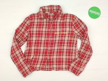 lidl koszula flanelowa: Koszula 14 lat, stan - Bardzo dobry, wzór - Kratka, kolor - Czerwony — 2