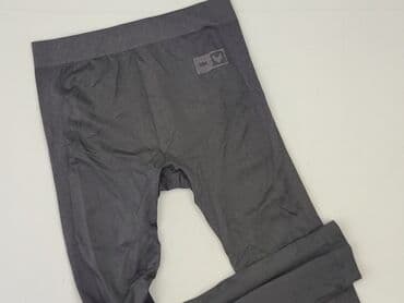legginsy woskowane z wysokim stanem: Legginsy dziecięce, 12 lat, 146/152, stan - Bardzo dobry — 1