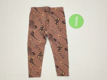 legginsy woskowane z wysokim stanem: Legginsy dziecięce, So cute, 1.5-2 lat, 92, stan - Idealny — 3