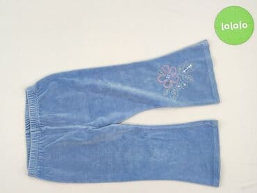 legginsy woskowane z wysokim stanem: Legginsy dziecięce, 2-3 lat, 92/98, stan - Idealny — 2