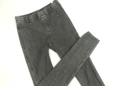legginsy woskowane z wysokim stanem: Legginsy dziecięce, H&M, 14 lat, 158/164, stan - Idealny — 1