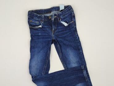 sukienki dla nastolatek h m: Spodnie jeansowe, H&M, 9 lat, 128/134, stan - Bardzo dobry — 1