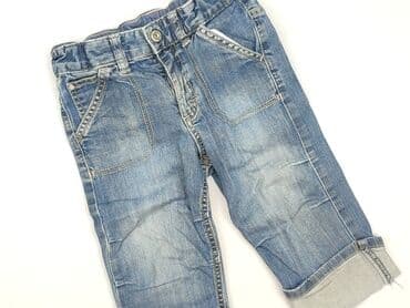 sukienka khaki h m: Spodnie jeansowe, H&M, 12-18 miesięcy, stan - Dobry — 1
