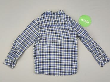 lidl koszula flanelowa: Koszula 8 lat, stan - Bardzo dobry, wzór - Kratka, kolor - Niebieski — 3