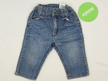 sukienka khaki h m: Spodnie jeansowe, H&M, 6-9 miesięcy, stan - Bardzo dobry — 2