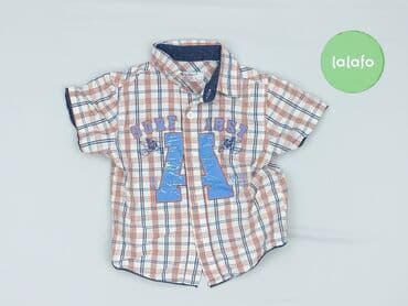 lidl koszula flanelowa: Koszula 1.5-2 lat, stan - Idealny, wzór - Kratka, kolor - Różowy — 2