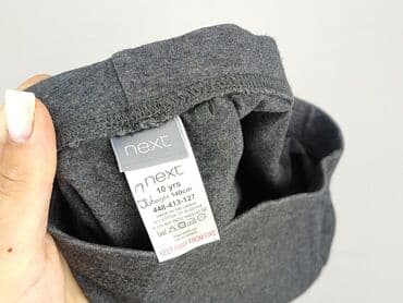 legginsy woskowane z wysokim stanem: Legginsy dziecięce, Next, 10 lat, 140, stan - Idealny — 4