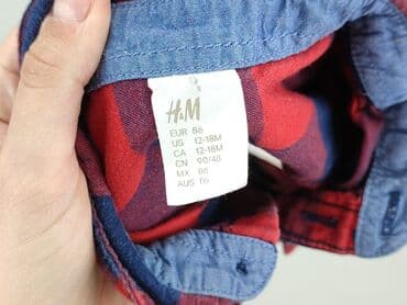 czerwona obcisła sukienka h m: Bluzka, H&M, 12-18 miesięcy, stan - Bardzo dobry — 4