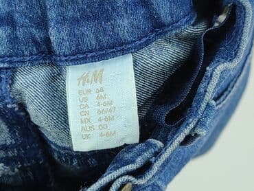 czerwona obcisła sukienka h m: Spodnie jeansowe, H&M, 3-6 miesięcy, stan - Bardzo dobry — 4