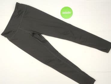 legginsy woskowane z wysokim stanem: Legginsy dziecięce, H&M, 12 lat, 152, stan - Dobry — 2