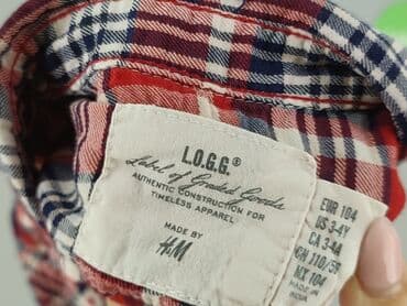 lidl koszula flanelowa: Koszula 3-4 lat, stan - Bardzo dobry, wzór - Kratka, kolor - Czerwony — 4