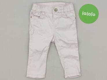 srebrna sukienka h m: Spodnie jeansowe, H&M, 6-9 miesięcy, stan - Bardzo dobry — 2