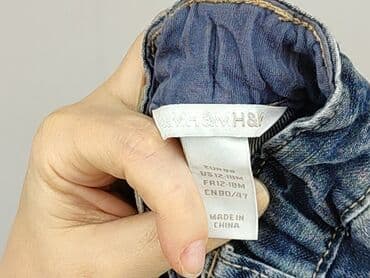 sukienka khaki h m: Spodnie jeansowe, H&M, 12-18 miesięcy, stan - Dobry — 4