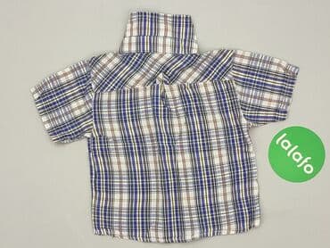 lidl koszula flanelowa: Koszula 1.5-2 lat, stan - Bardzo dobry, wzór - Kratka, kolor - Niebieski — 3