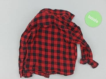 lidl koszula flanelowa: Koszula 5-6 lat, stan - Bardzo dobry, wzór - Kratka, kolor - Czerwony — 3