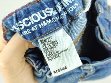 sukienka khaki h m: Spodnie jeansowe, H&M, 12-18 miesięcy, stan - Bardzo dobry — 4