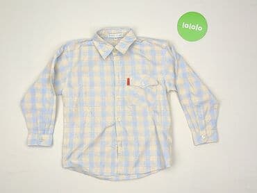 lidl koszula flanelowa: Koszula 3-4 lat, stan - Idealny, wzór - Kratka, kolor - Błękitny — 2