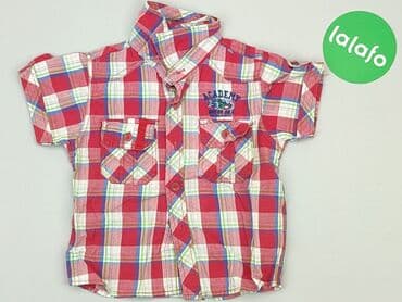 lidl koszula flanelowa: Koszula 1.5-2 lat, stan - Bardzo dobry, wzór - Kratka, kolor - Czerwony — 2