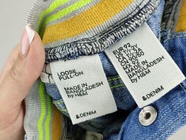 sukienki dla nastolatek h m: Spodnie jeansowe, H&M, 1.5-2 lat, 92, stan - Bardzo dobry — 5