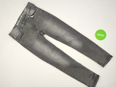 sukienka w pepitkę h m: Spodnie jeansowe, H&M, 13 lat, 158, stan - Dobry — 2