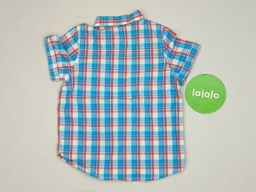 lidl koszula flanelowa: Koszula 1.5-2 lat, stan - Bardzo dobry, wzór - Kratka, kolor - Niebieski — 3