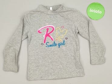 koszulka smileslow allegro: Bluza, Happy, 4-5 lat, 104-110 cm, stan - Bardzo dobry — 2