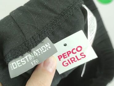 legginsy woskowane z wysokim stanem: Legginsy dziecięce, Pepco, 16 lat, 170, stan - Idealny — 4